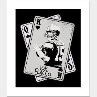 Retro Joe Flacco Card Style Posters and Art